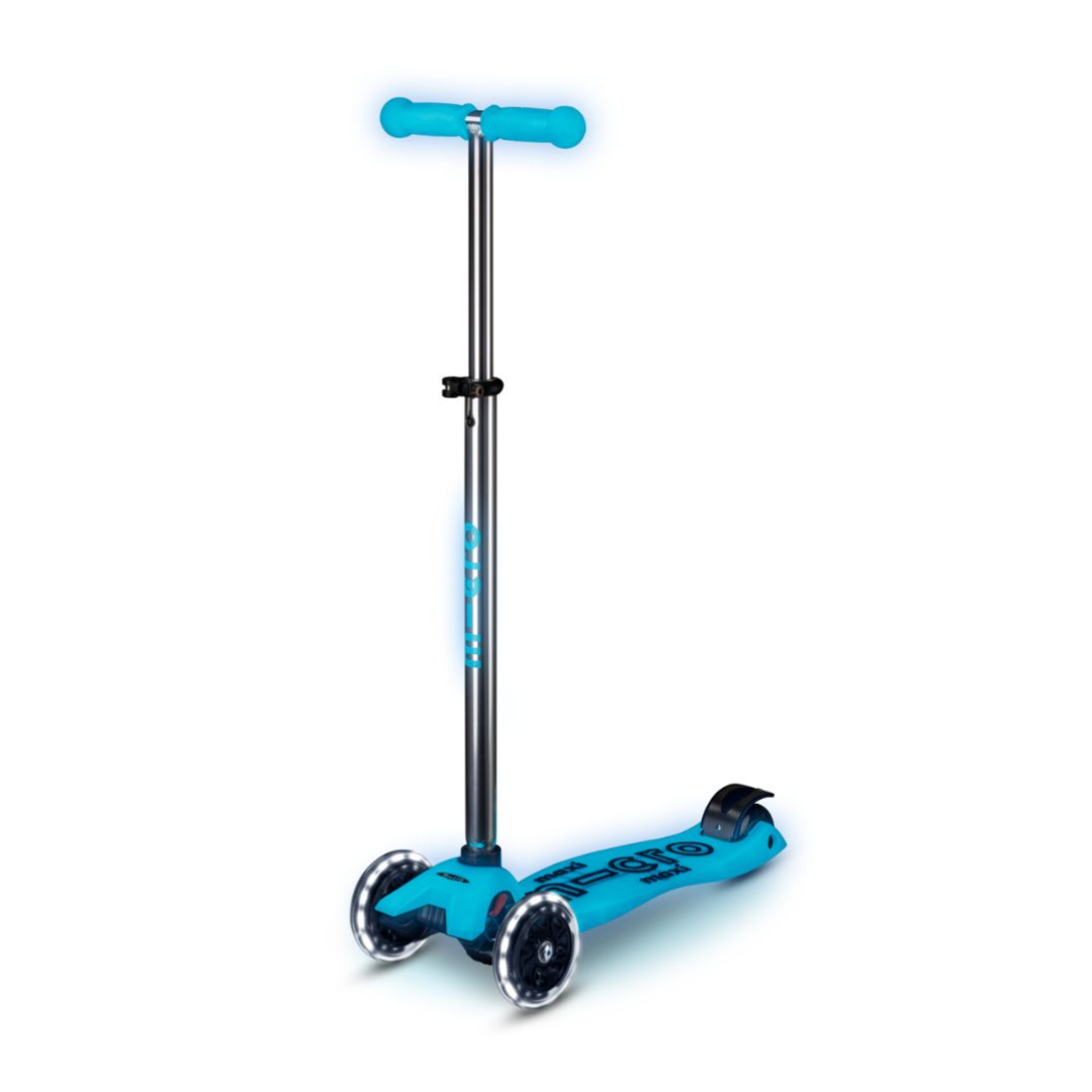 Micro Scooter Maxi Deluxe Glow LED Blue