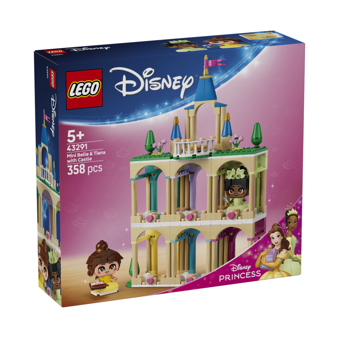 Mini Belle And Tiana With Castle
