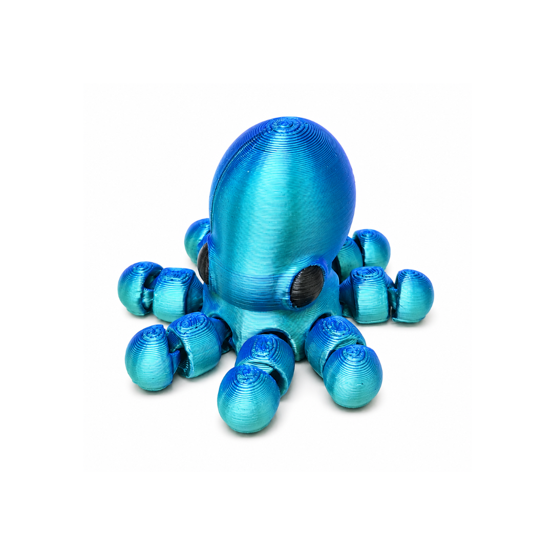 Octopus 3D Articulated Toy 5.5cm