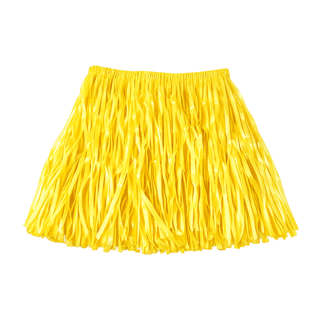 Party Plastic Skirt - Yellow
