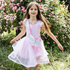 Pink Sequins Twirl Dress