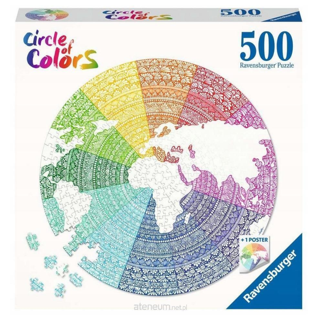 Ravensburger 500pc Circle of Colours Mandala Puzzle