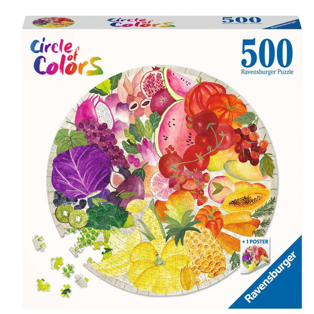 Ravensburger 500pc Circle of Colours Fruit&Veg Puzzle