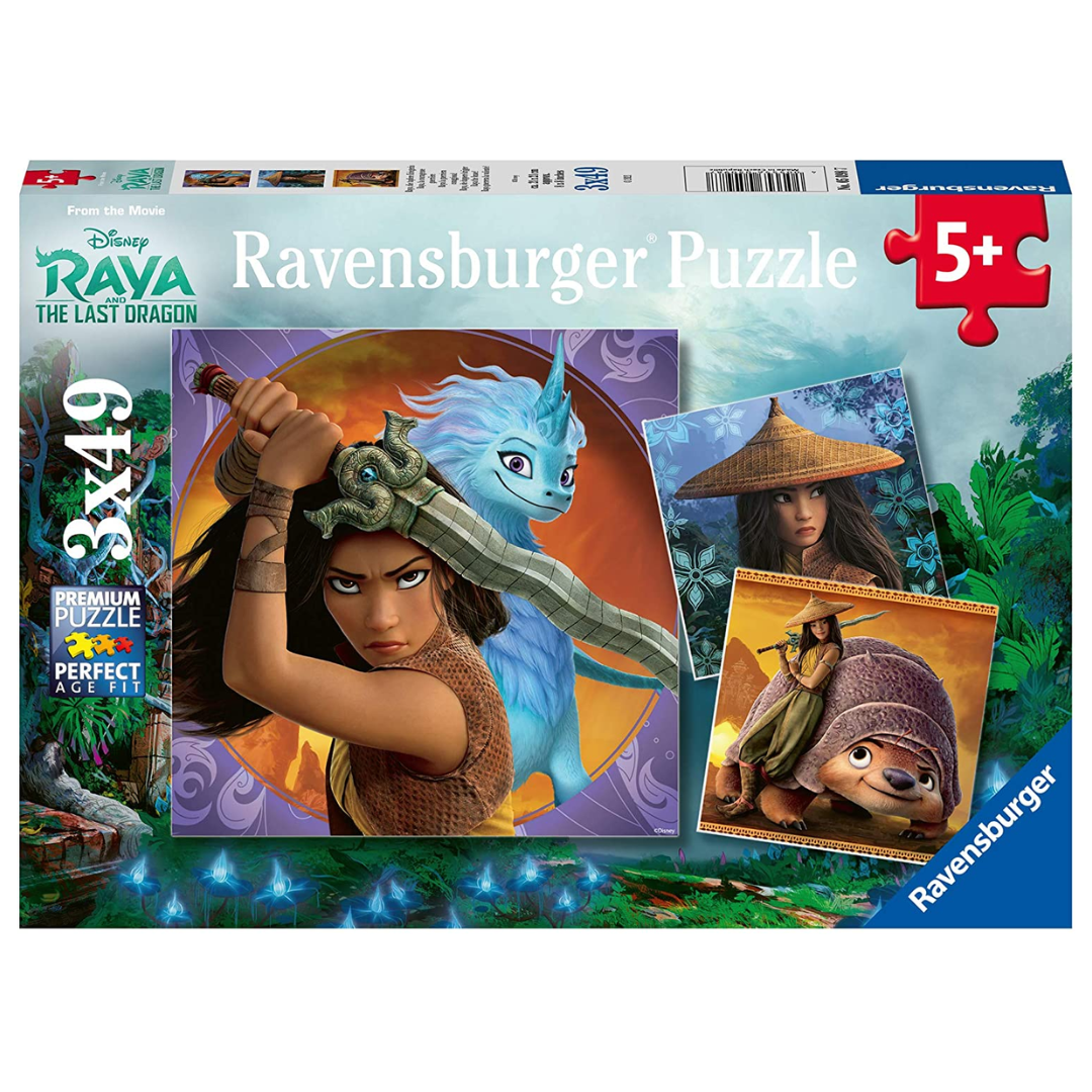 Ravensburger 3X49PC Puzzle Raya and the Last Dragon