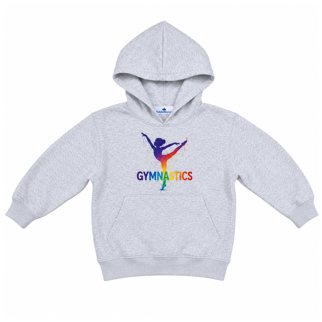 Rainbow Gymnastics Hoodie Grey