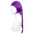 Long Purple Braided Rumi Inspired Wig