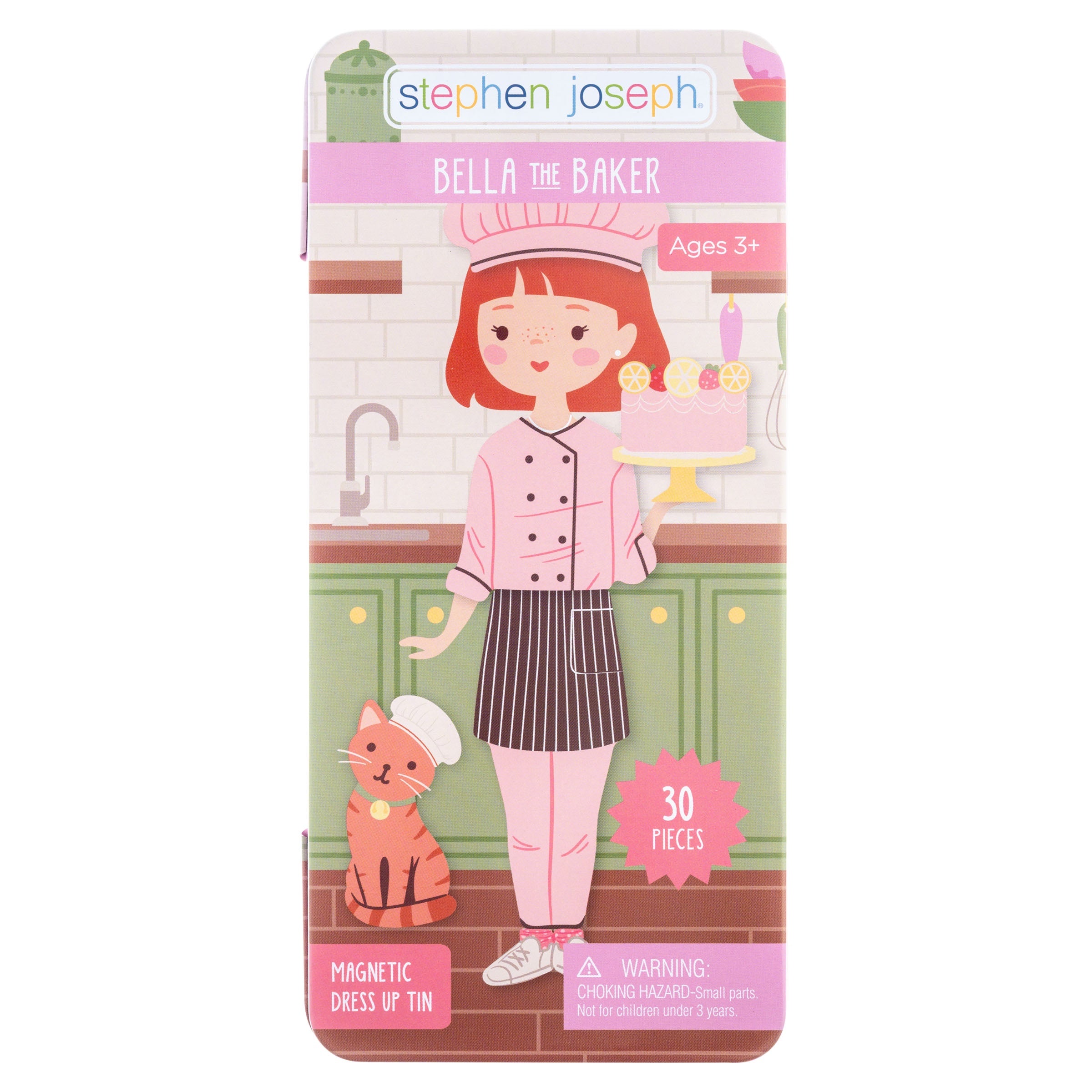 Tall Travel Tin Magnetic Dress Up - Baker