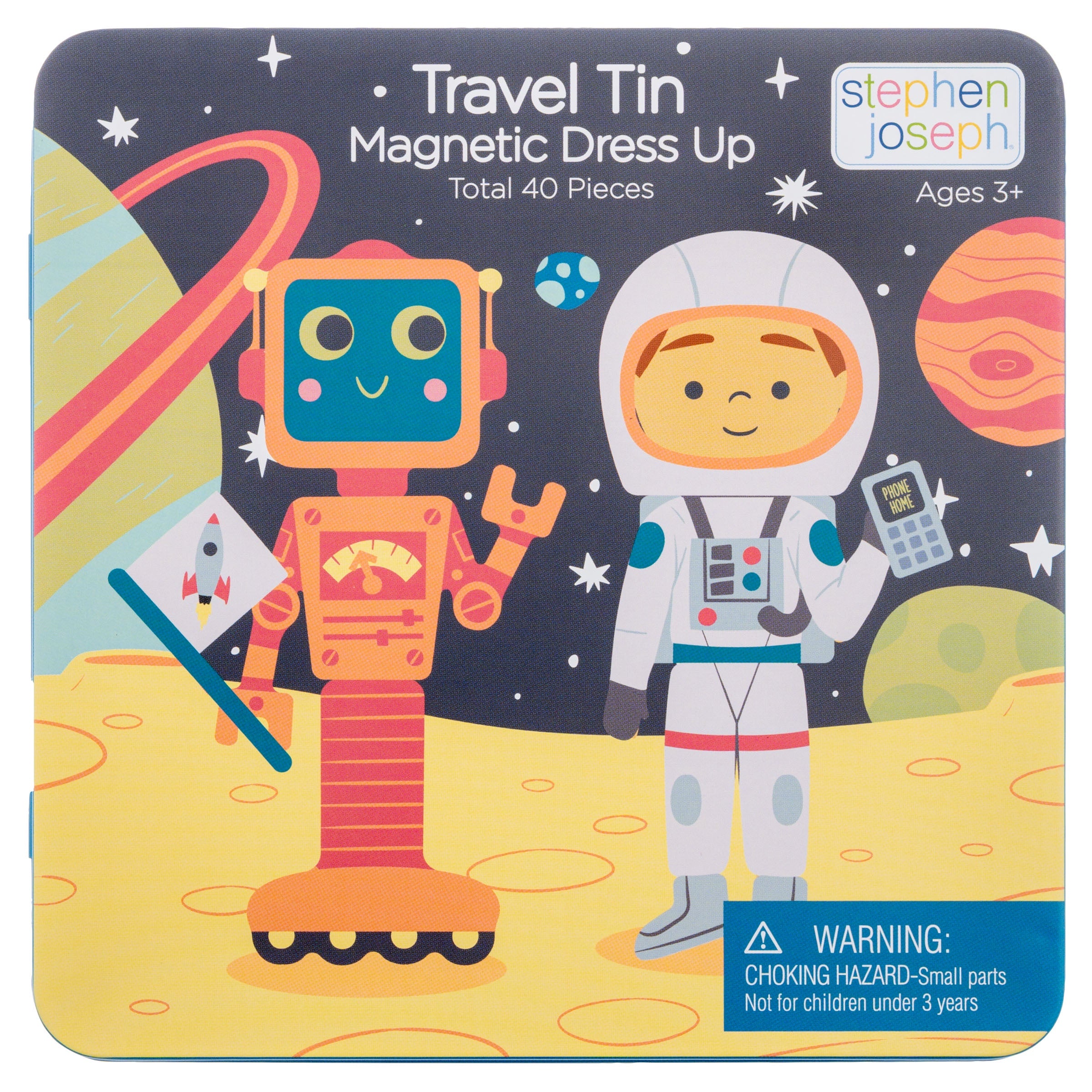 Travel Tin Magnetic Dress Up - Space