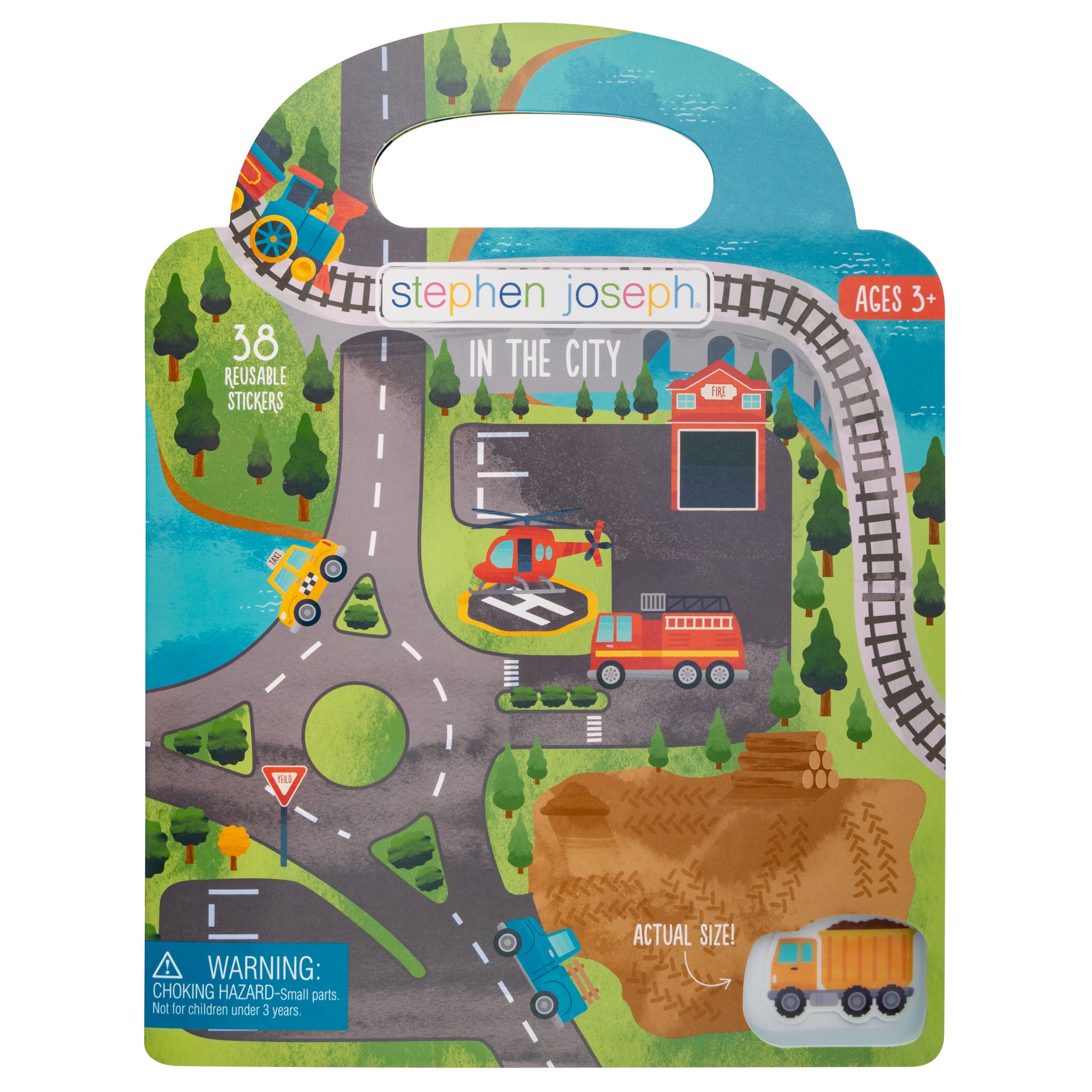 Reusable Sticker Book - City
