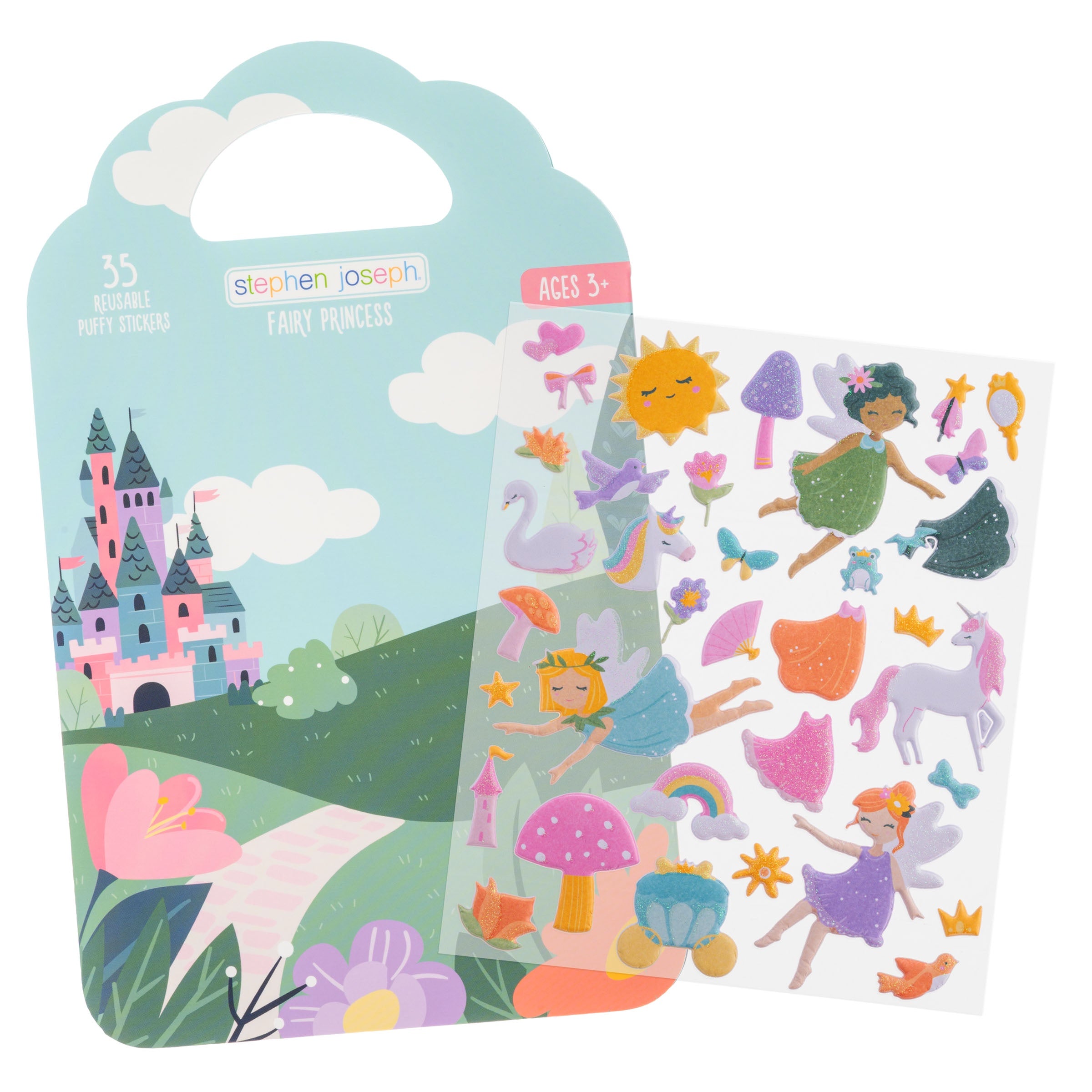 Reusable Puffy Sticker Book - Princess