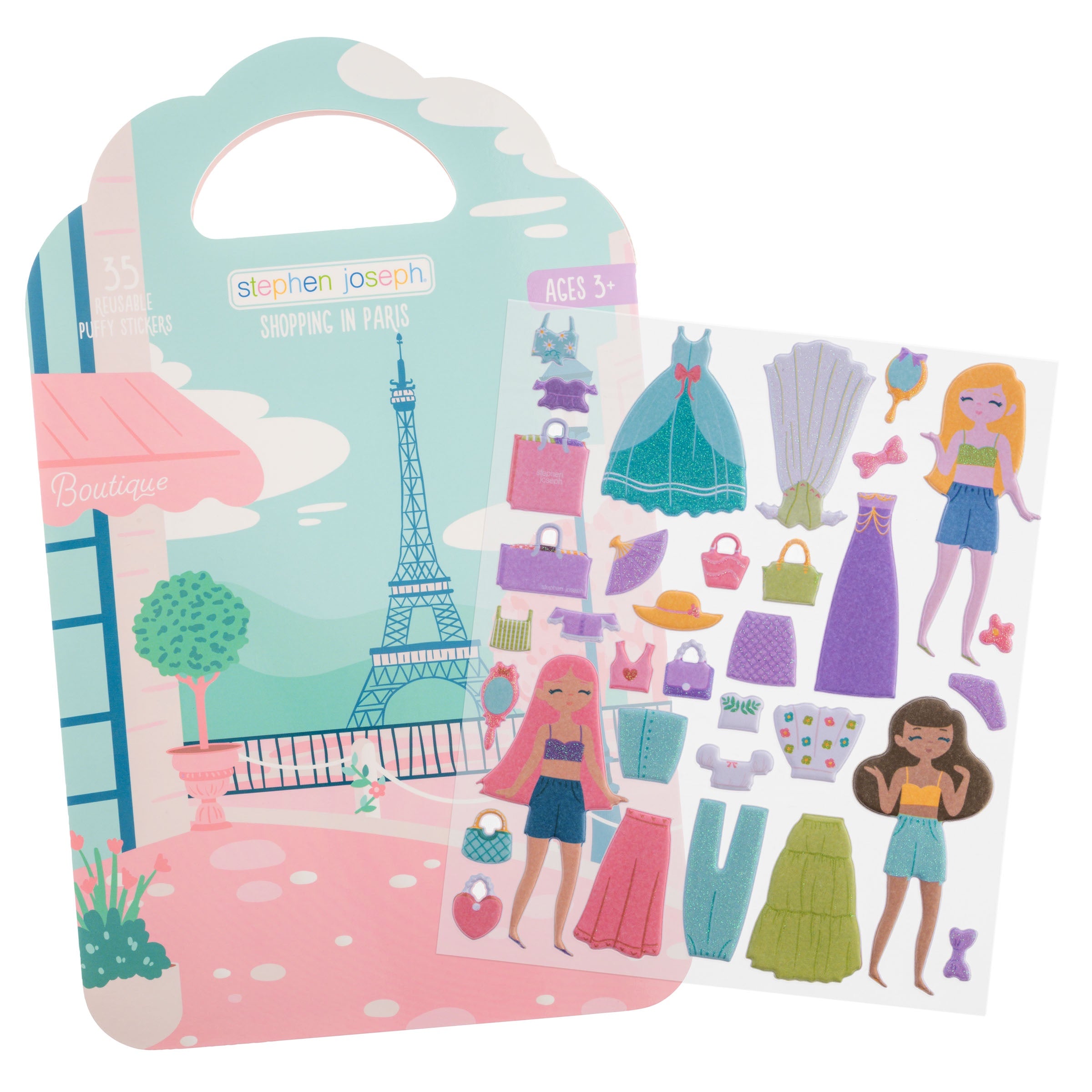 Reusable Puffy Sticker Book - Dreamer