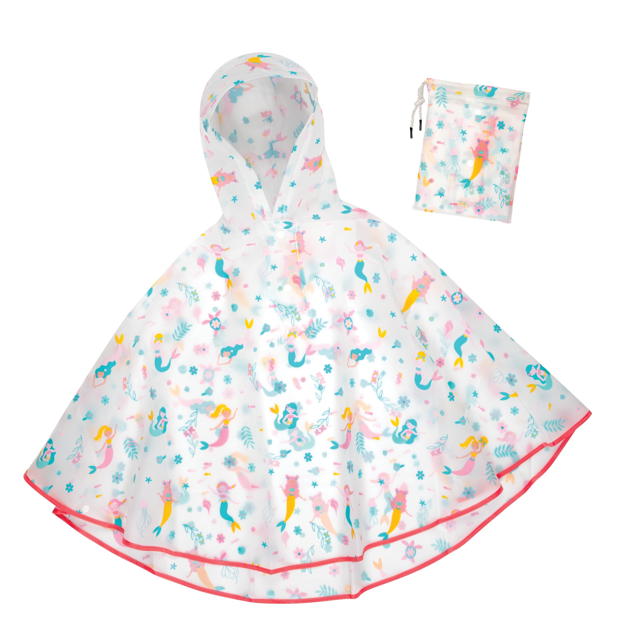 Lightweight Poncho - Mermaid