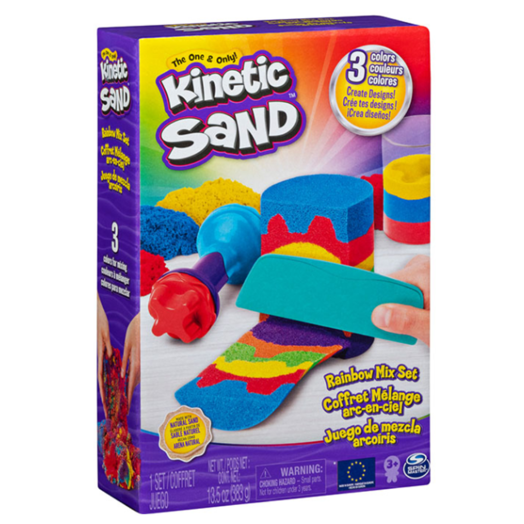 Kinetic Sand Rainbow Mix Set