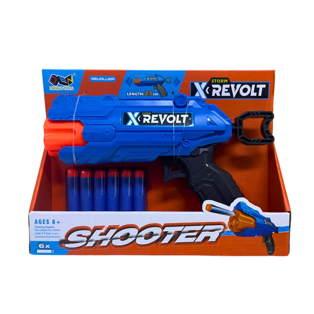 Shooter X-Revolt Foam Bullets Gun