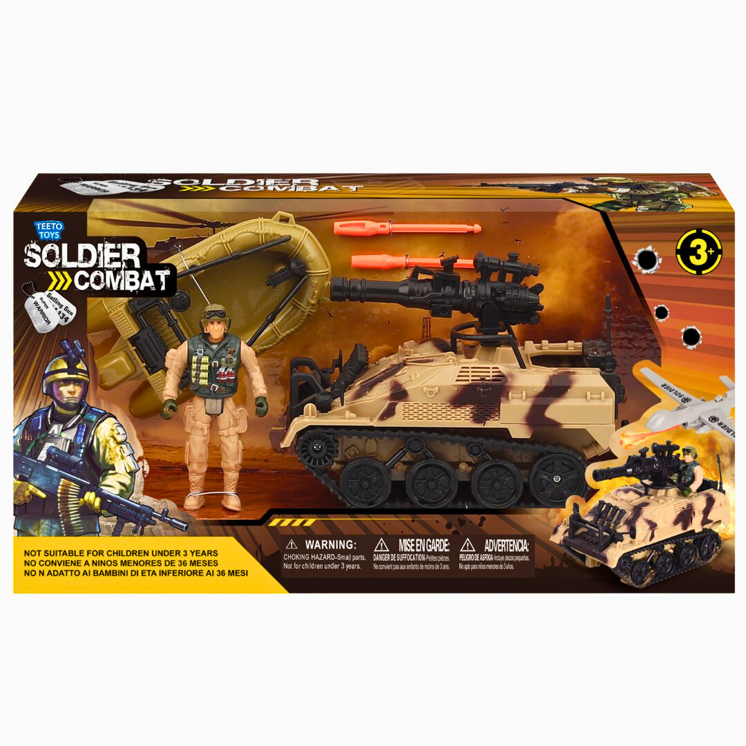 Soldier Boat Playset