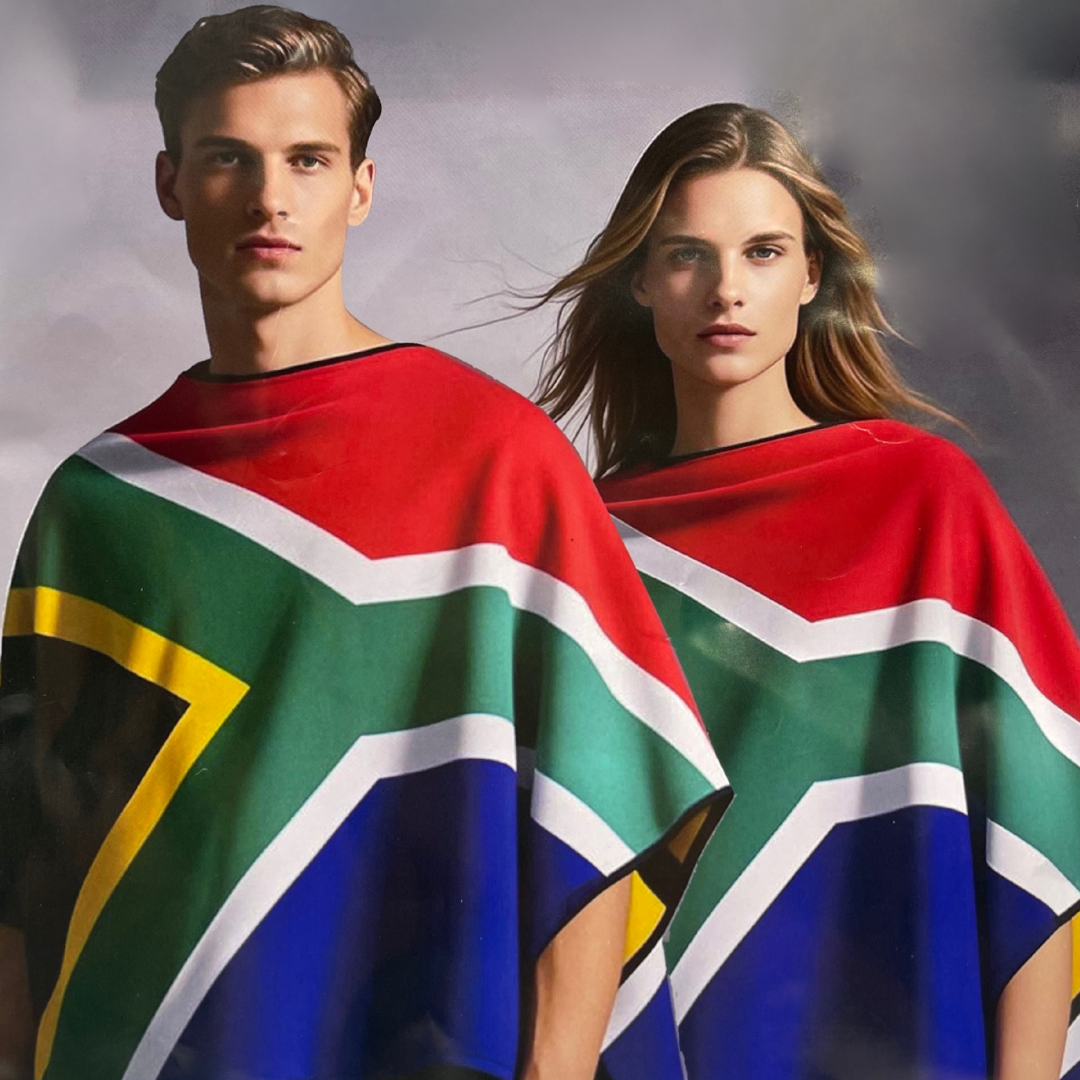 South African Flag Poncho - Adult