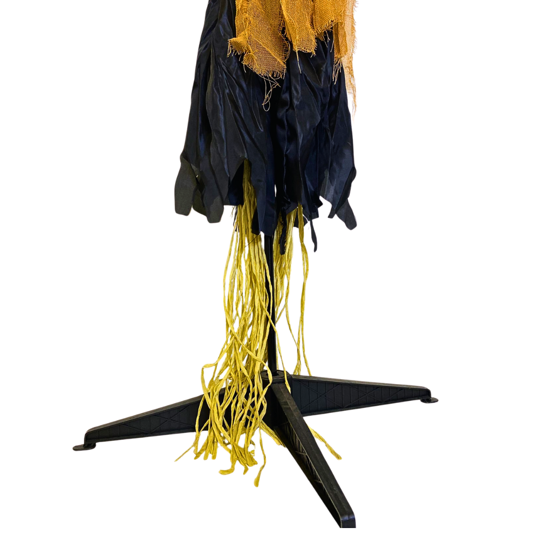 Standing Scarecrow Pumpkin with Sound