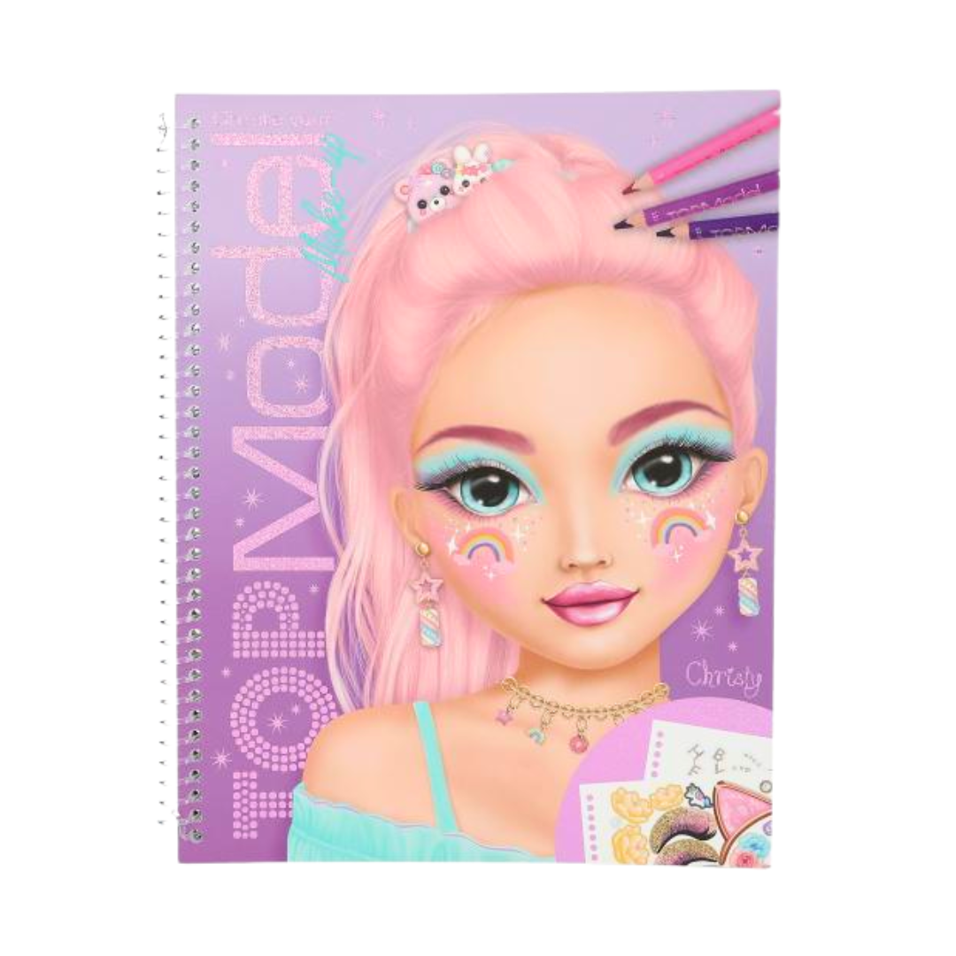TM Make-Up Col Book with 2 Sticker Sheets