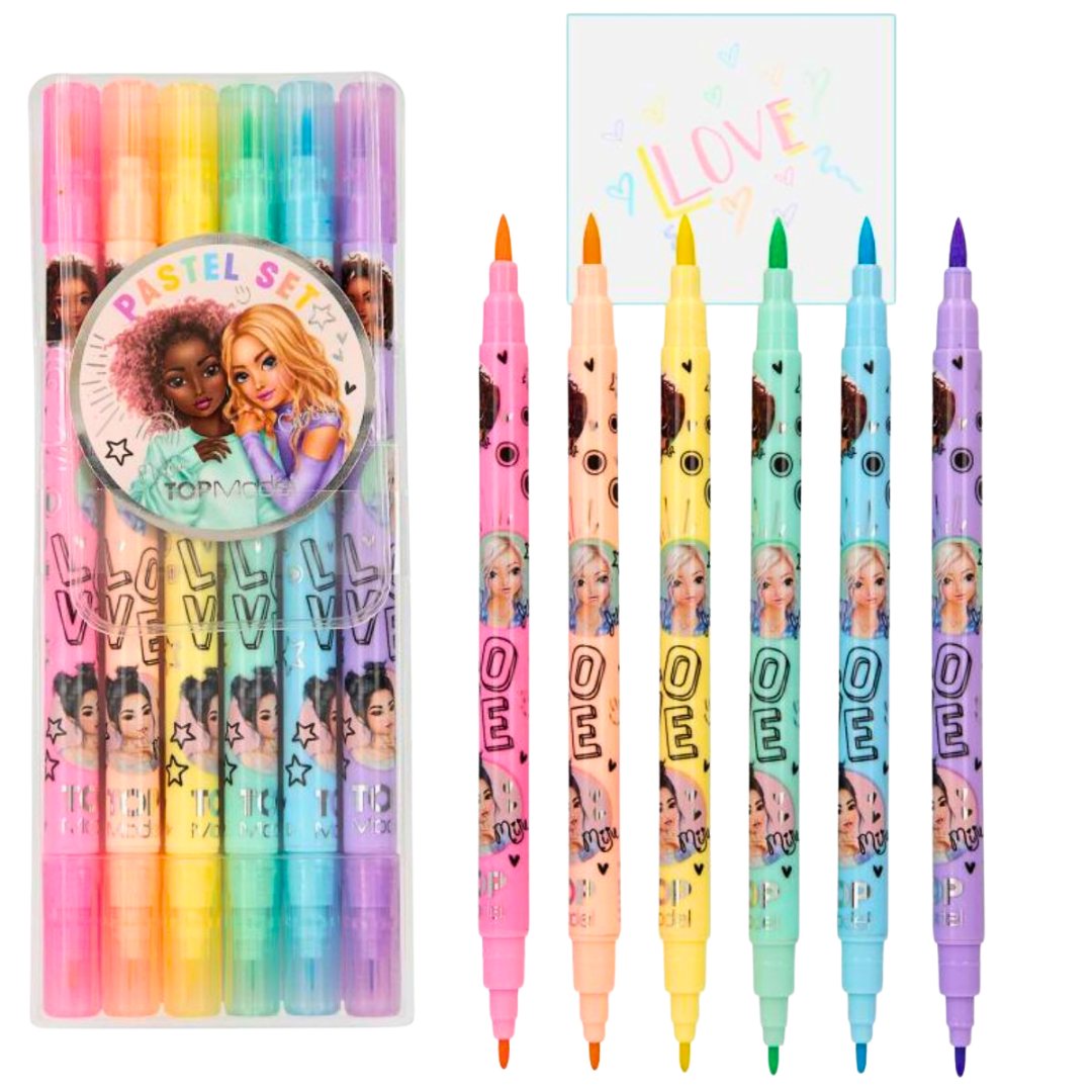 TM Pastel Set - 6 Felt Tip Pens