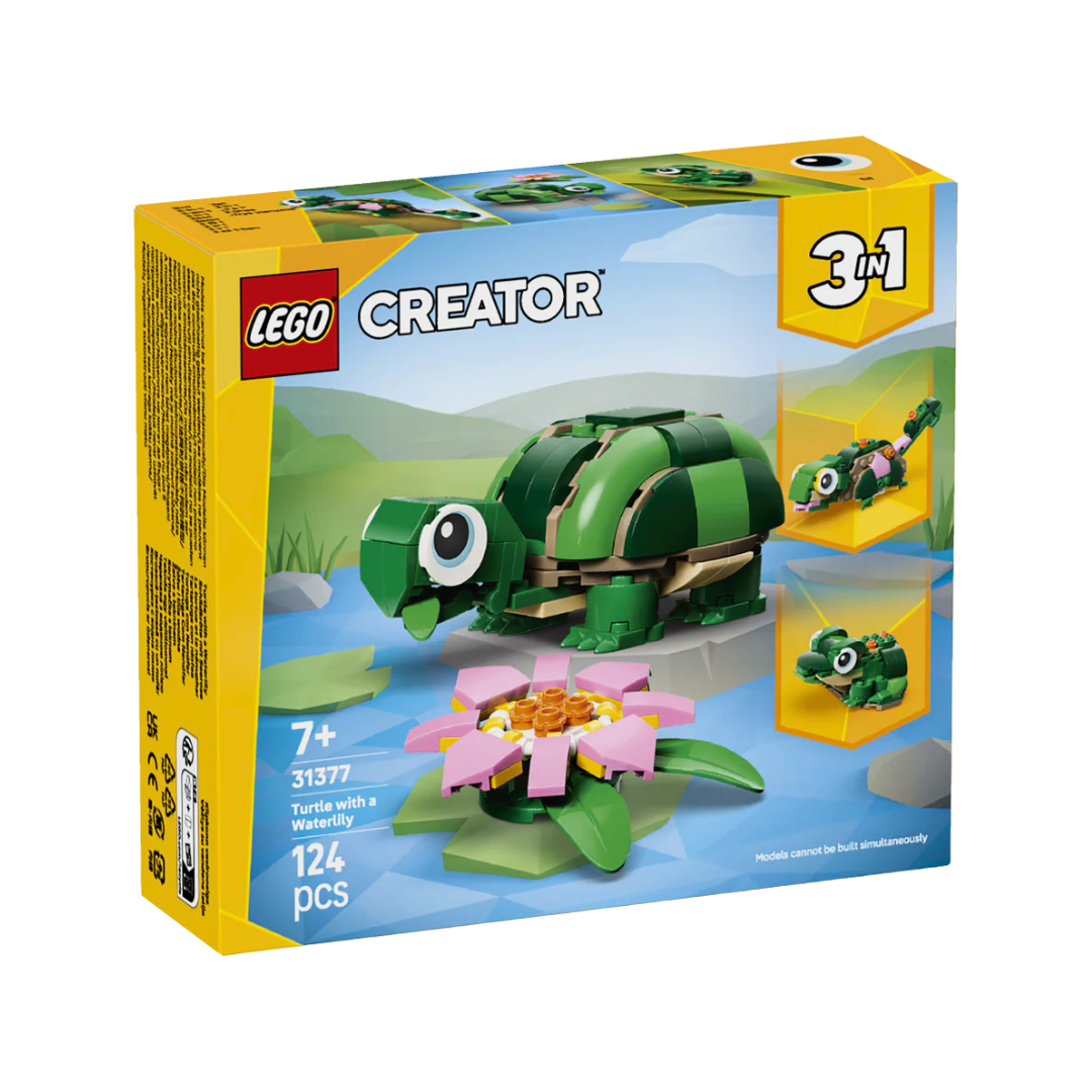 Turtle With a Water Lily Flower (31377) - Lego Creator