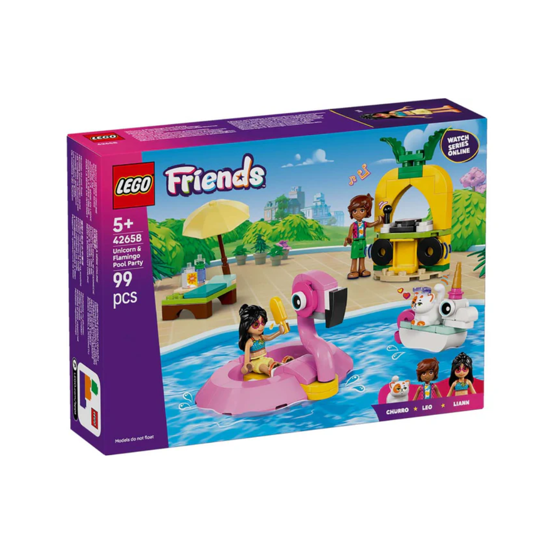 Unicorn And Flamingo Pool Party  (42658) - Lego Friends