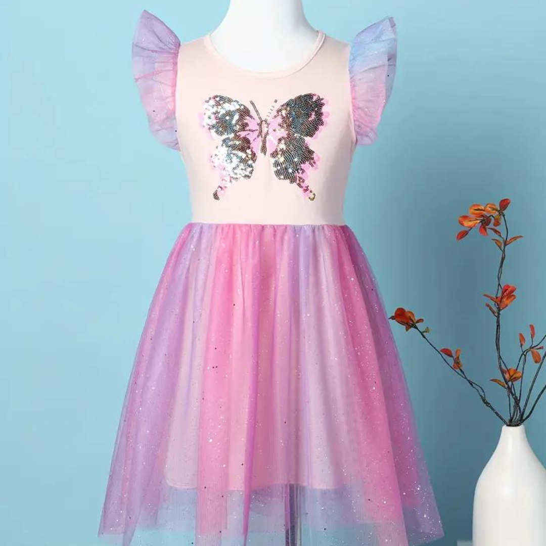 Butterfly Tulle Dress