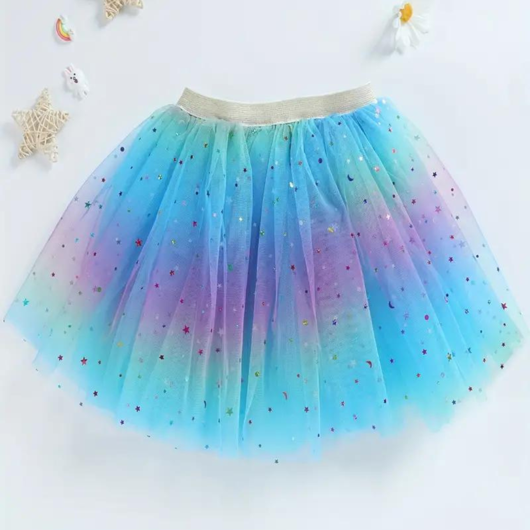 Ombre Blue Tutu Skirt