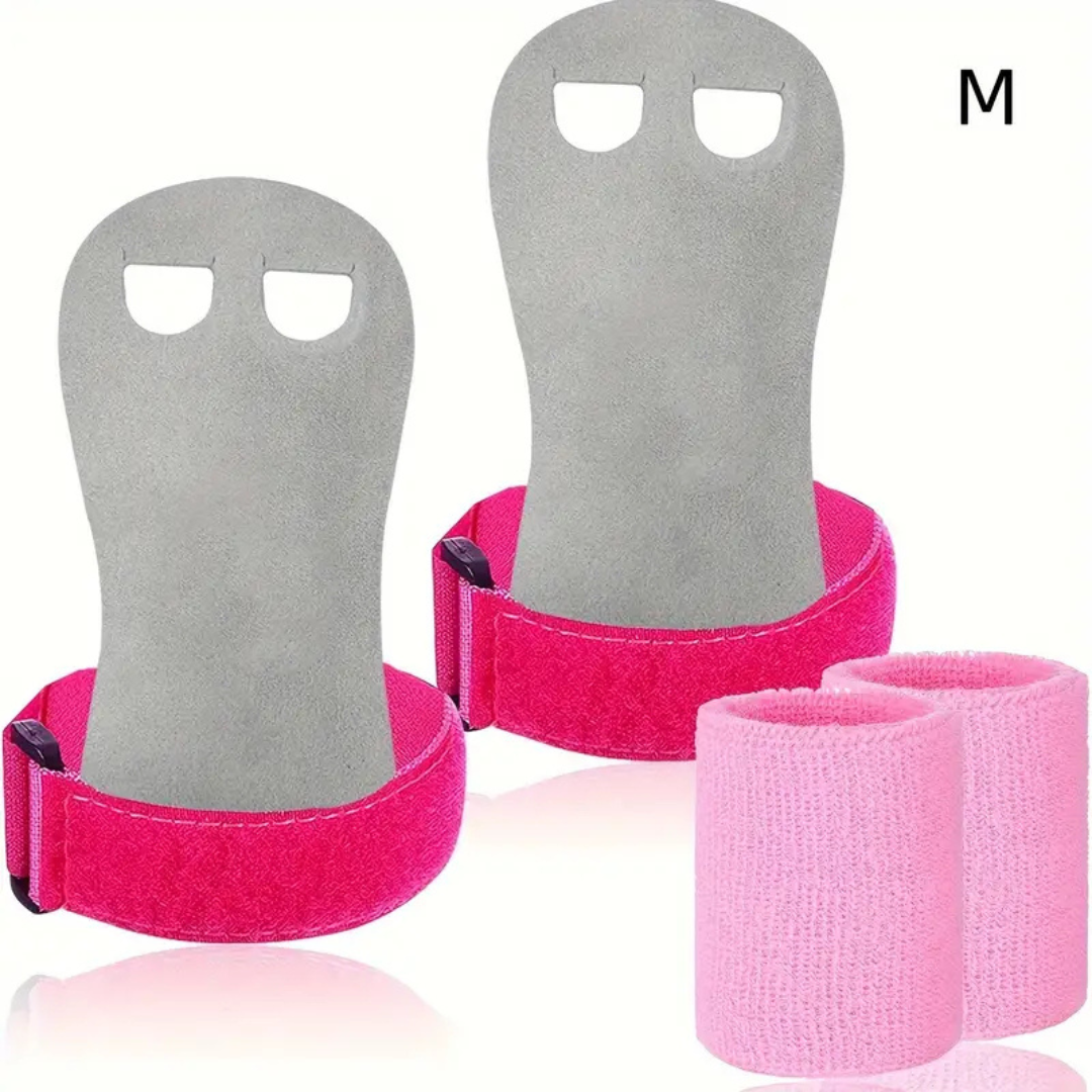 Pink Gymnastic Grip Gloves