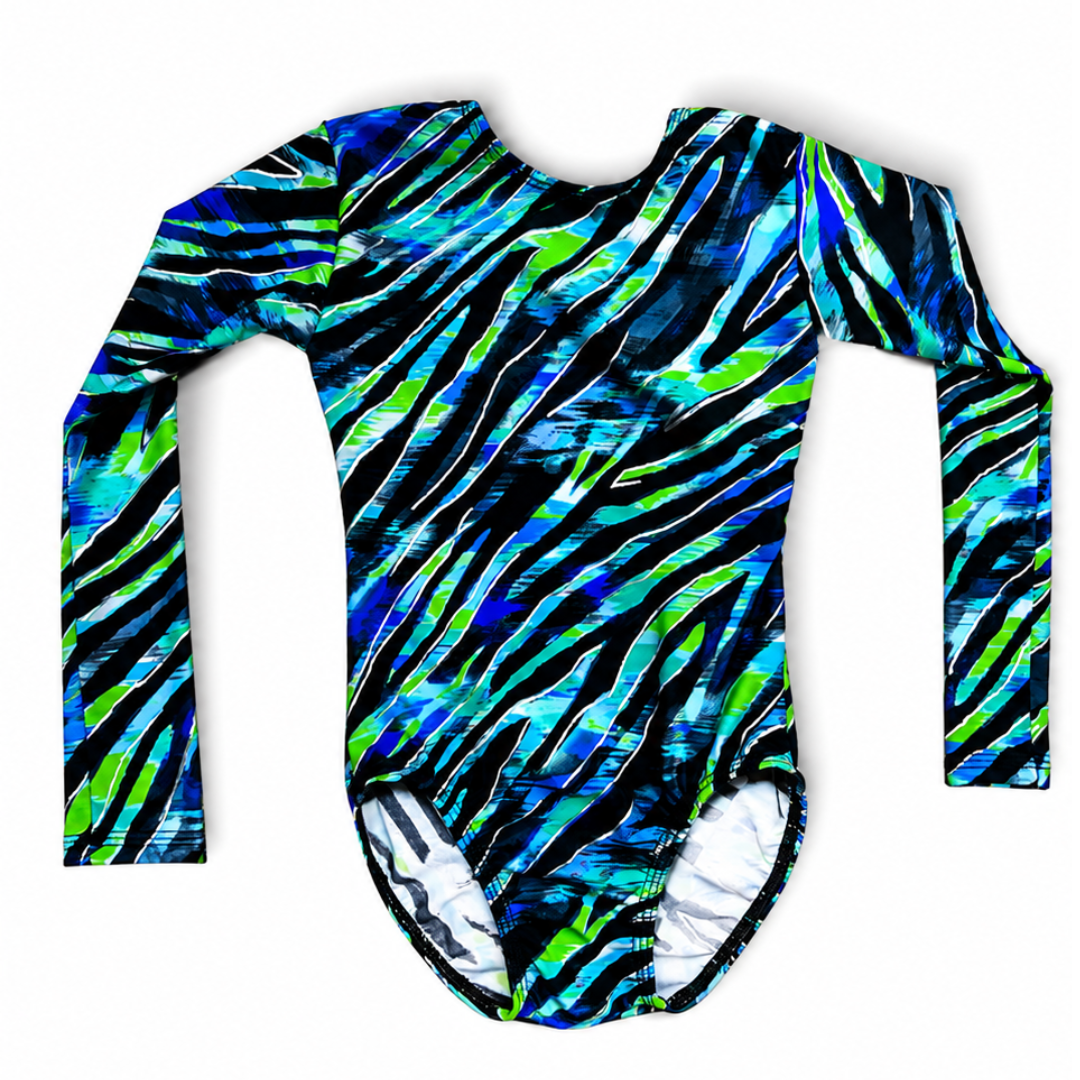 Electric Jungle Long sleeve Leotard