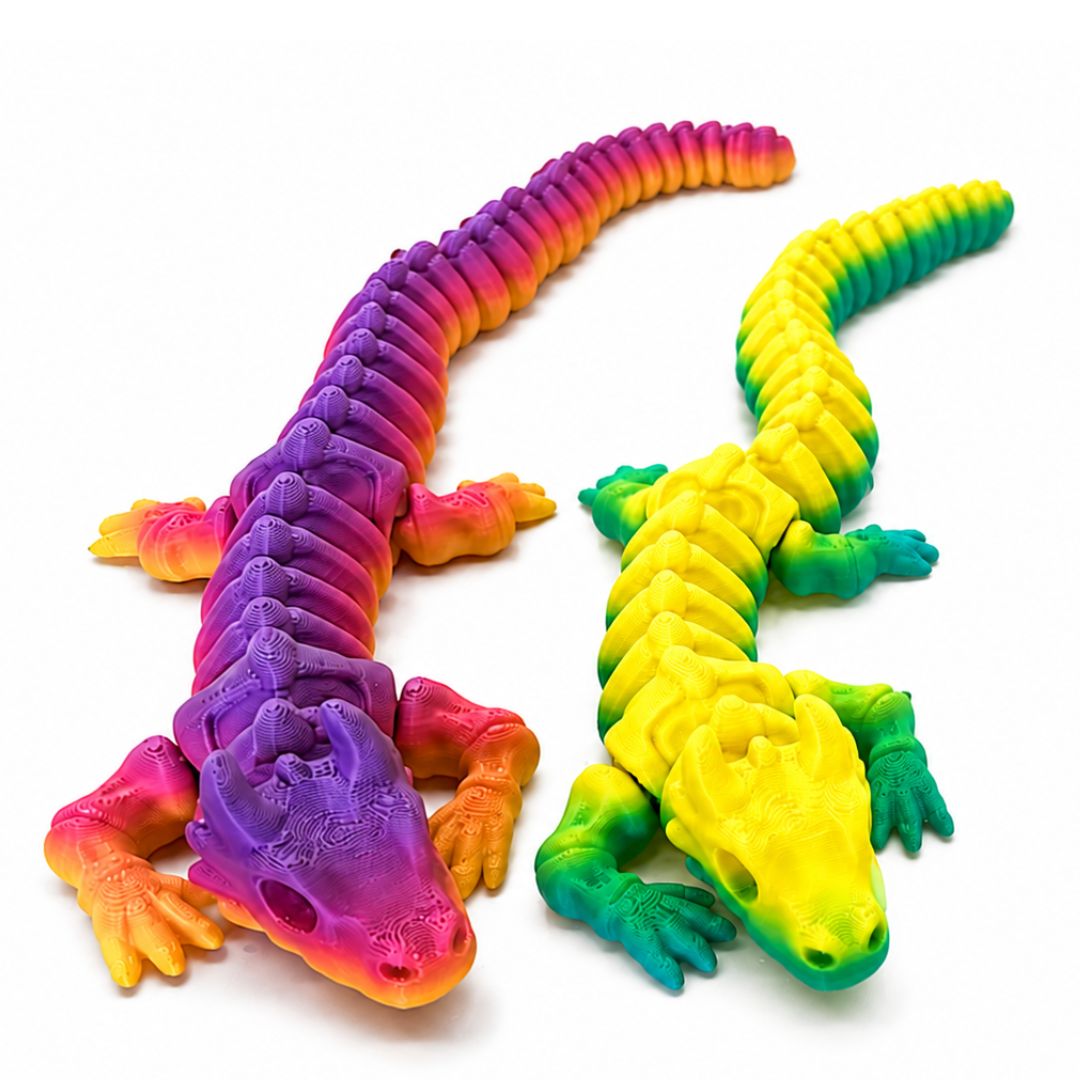 FlexiFlame Dragon - 35cm Rainbow