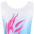 Blue Leotard Pink Flame