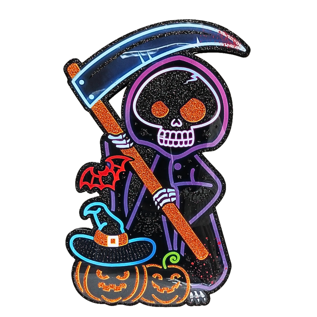 Purple Reaper Foam Decor