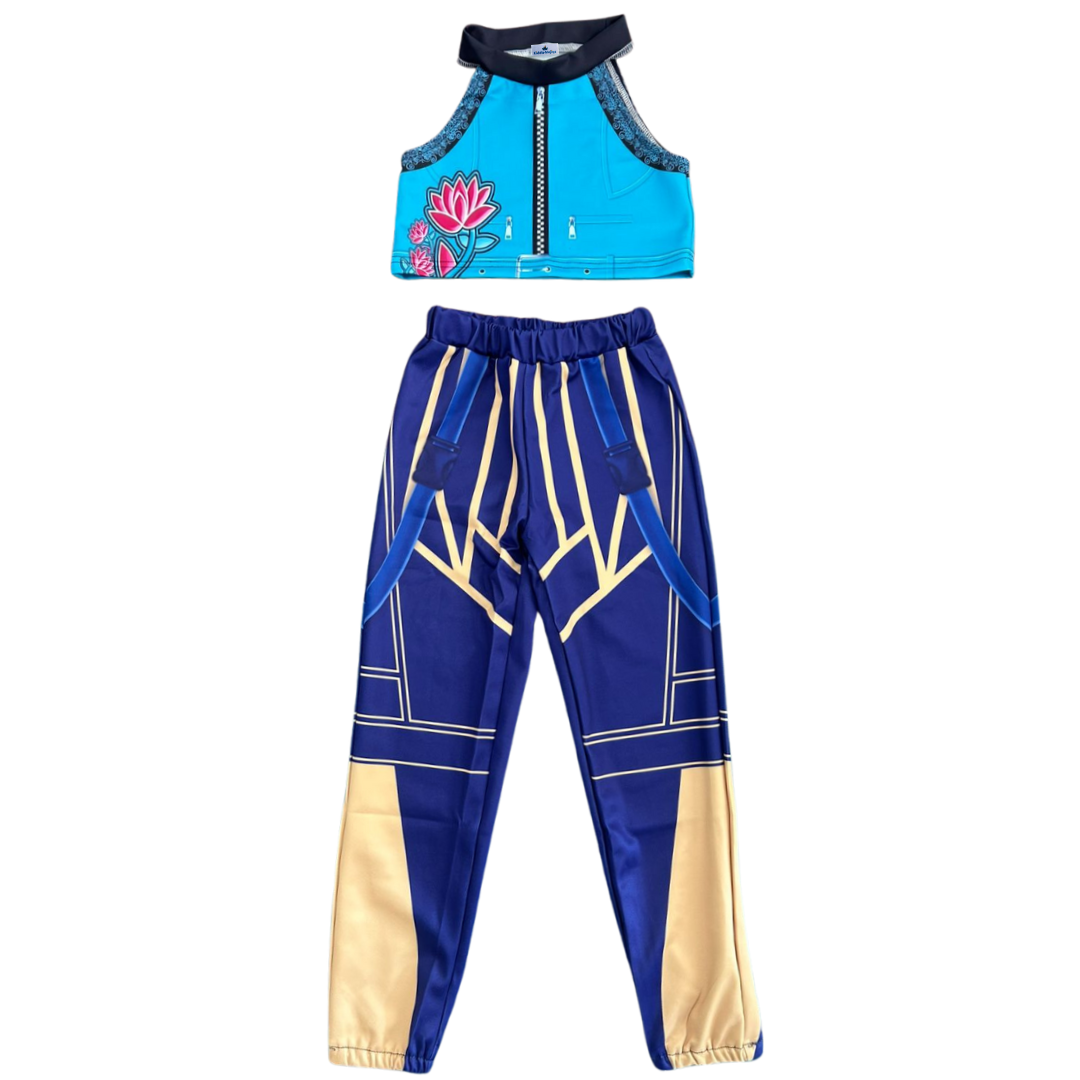 Kpop Zoey 2pc Huntrx Outfit