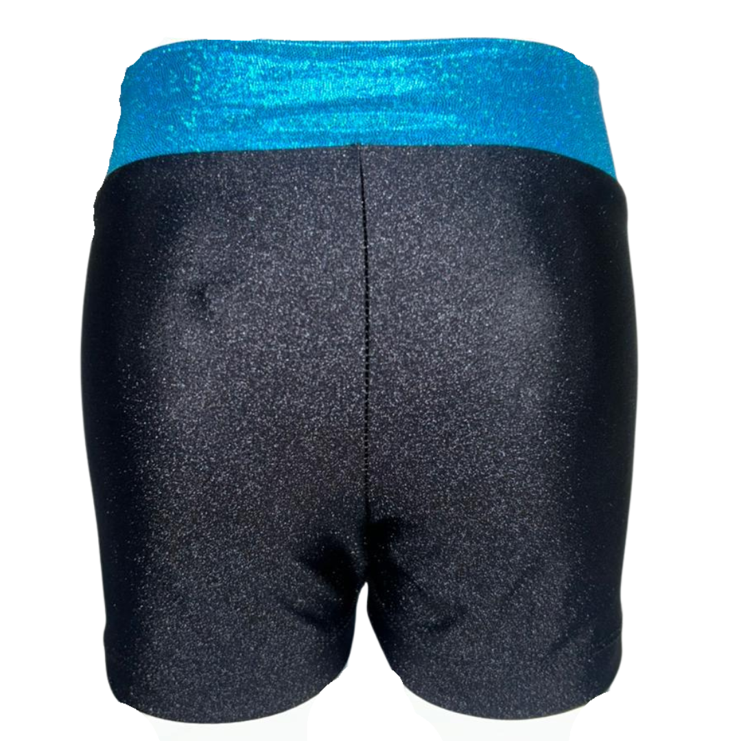 Blue Band Black Hipster Hotpants