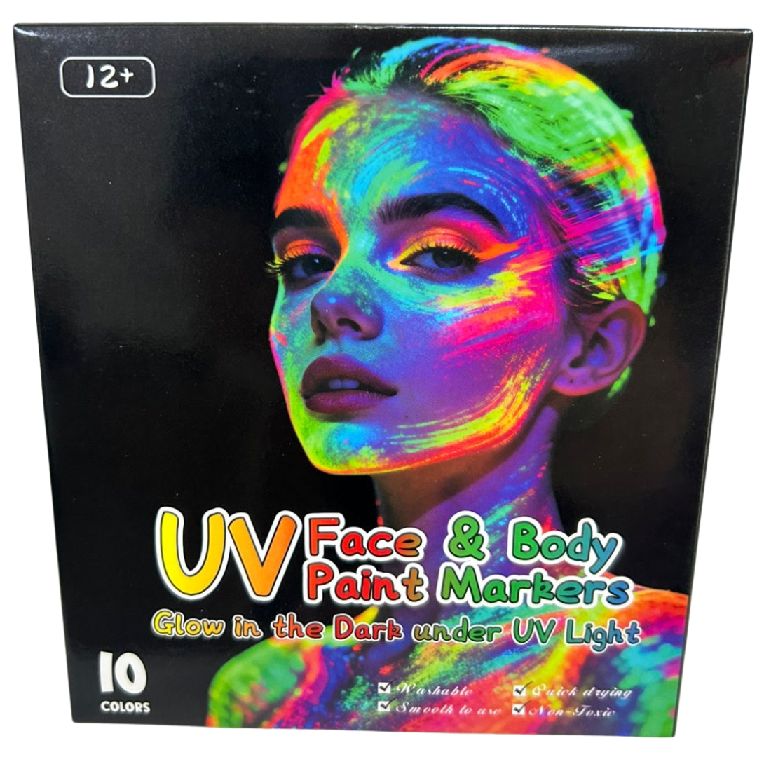 UV Face & Body Paint Markers