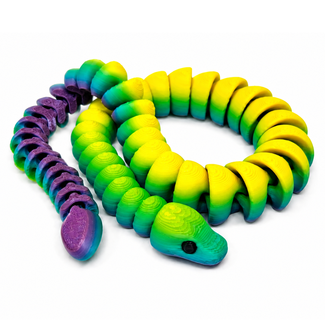 FlexiStrike Snake – 35cm Rainbow