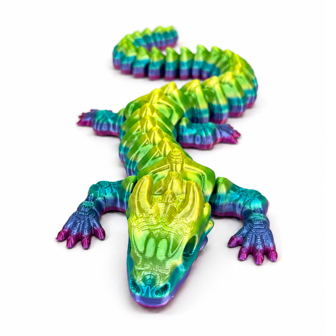 FlexiFlame Dragon - 35cm Metallic Rainbow
