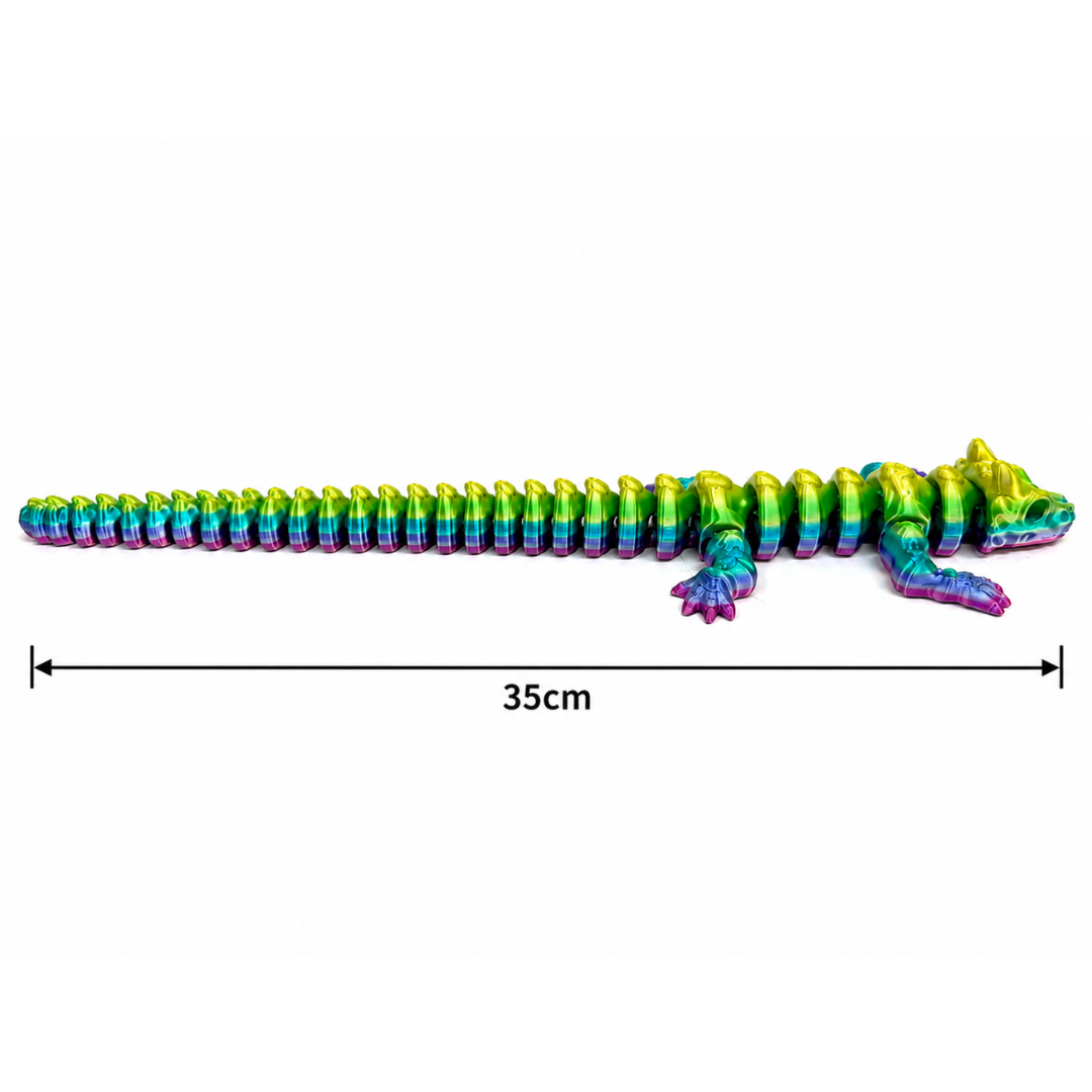 FlexiFlame Dragon - 35cm Metallic Rainbow