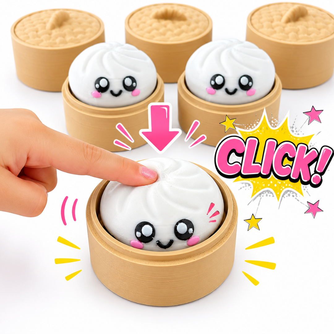 Clicker Fidget Toy - Dumpling