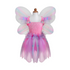Pink Butterfly Dress with Wings & Wand Age 5-6
