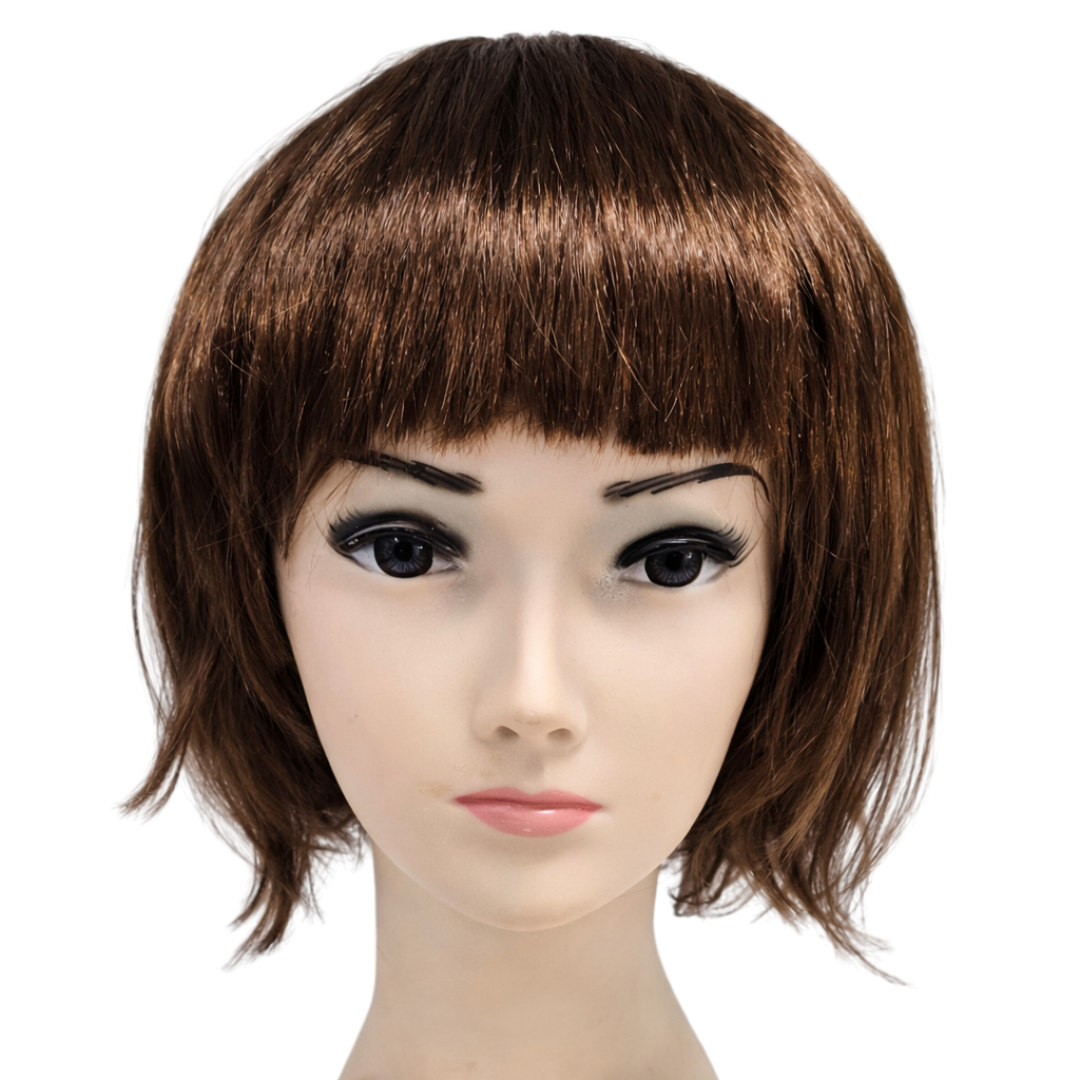Wig Bob Plain - Dark Brown