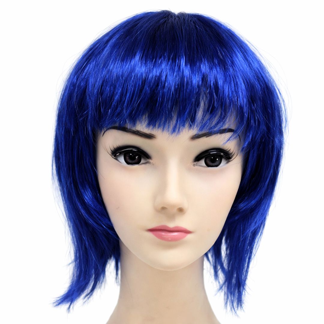 Wig Bob Plain - Navy Blue