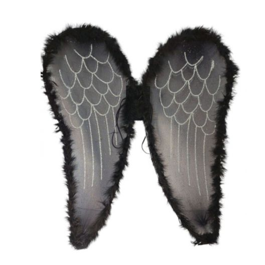 Wings Angel 58cm - Black