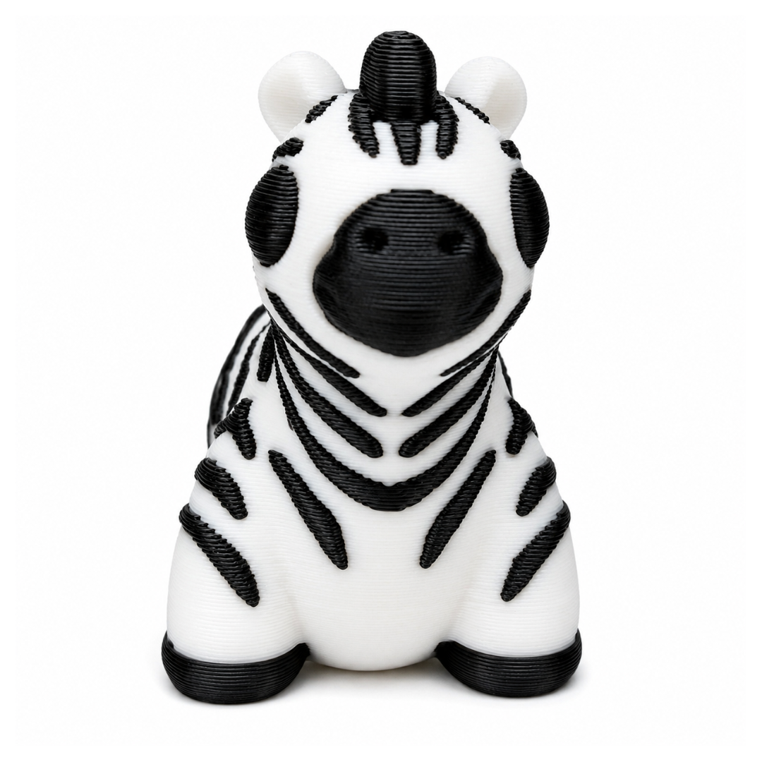 Zebra 3D Toys 4cm