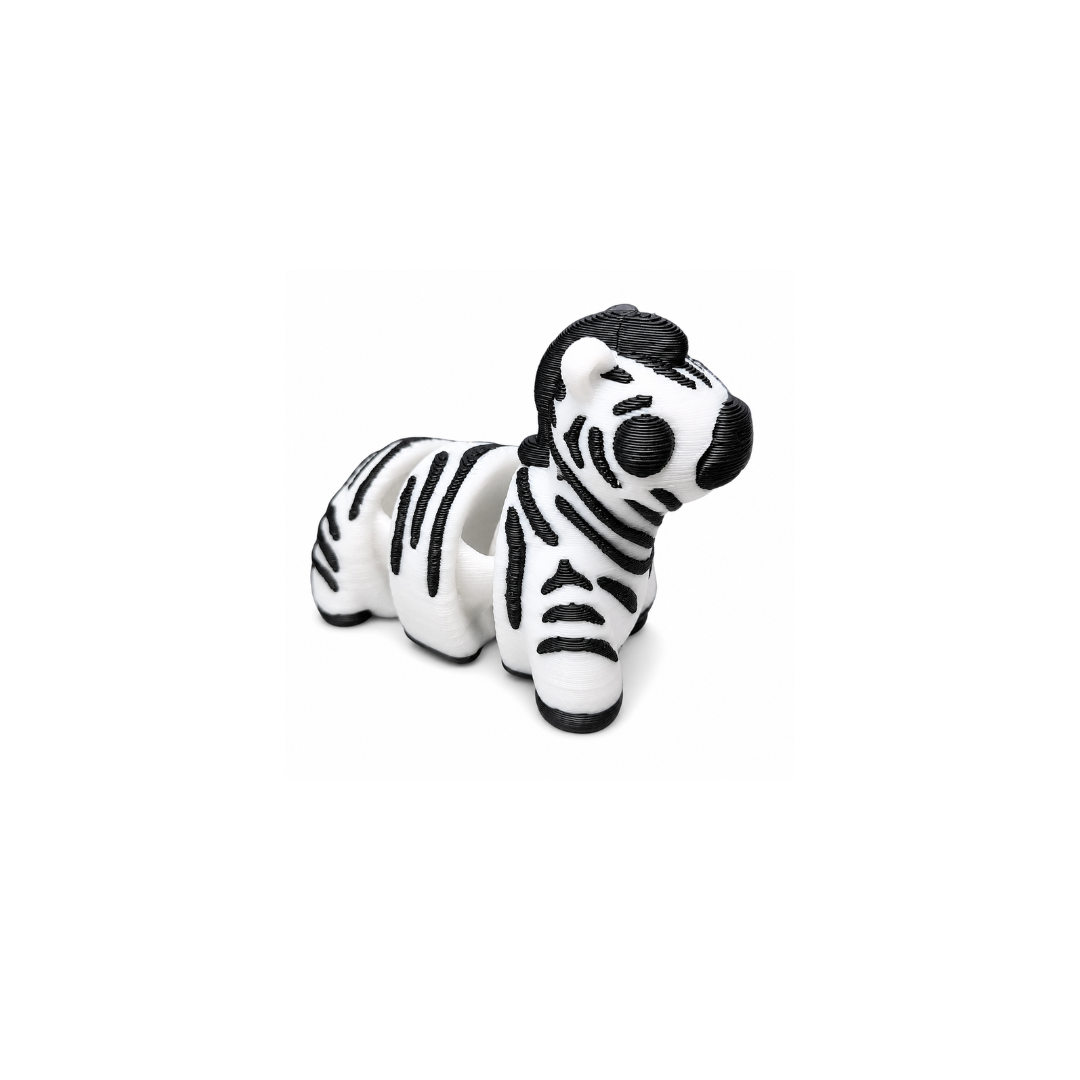 Zebra 3D Toys 4cm