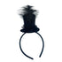 Aliceband Top Hat Glitter
