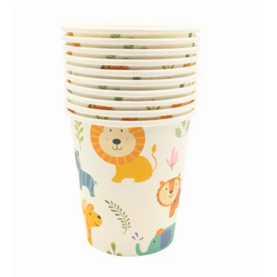 Animal Paper Cups 10pc