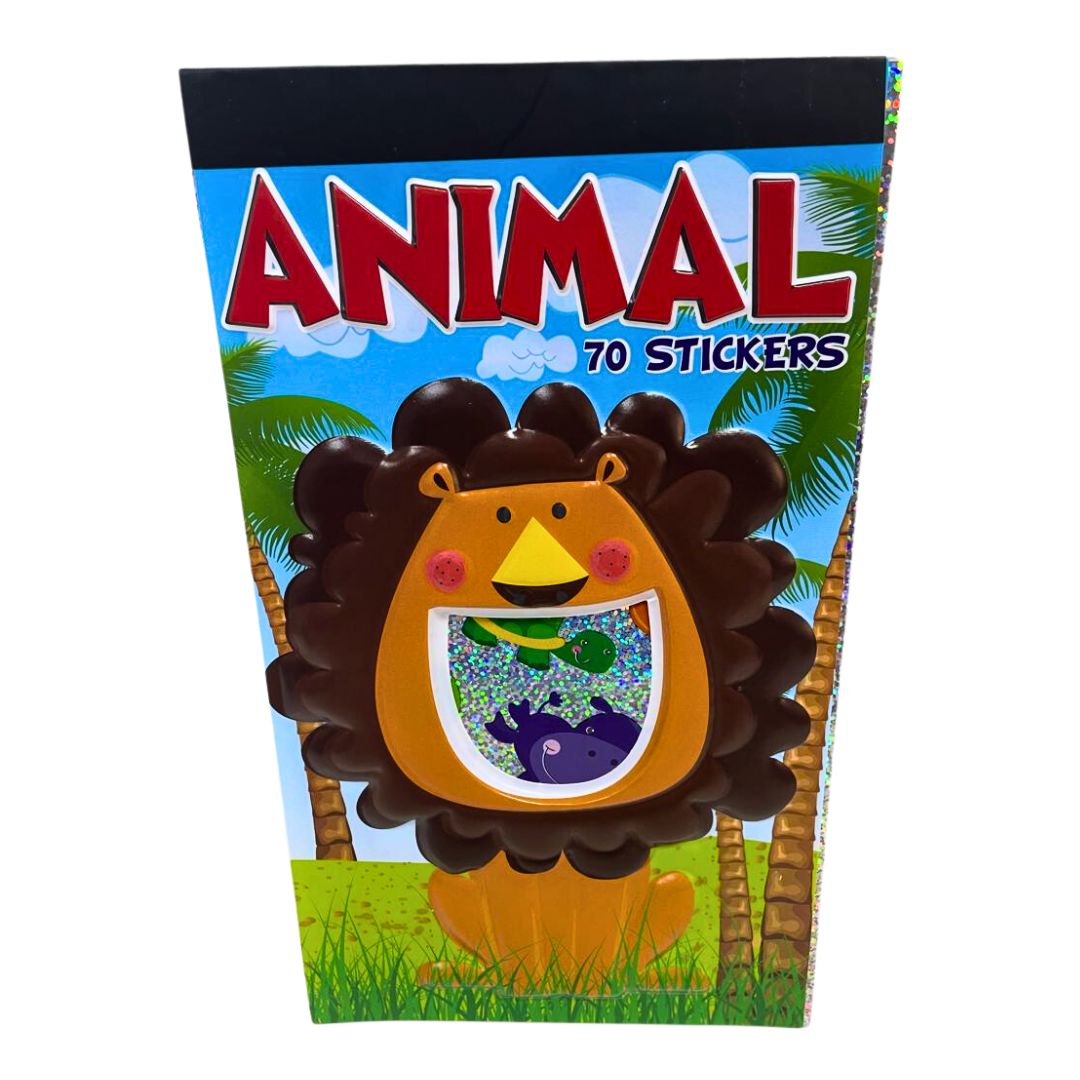 Animal Sticker book - 70 stickers