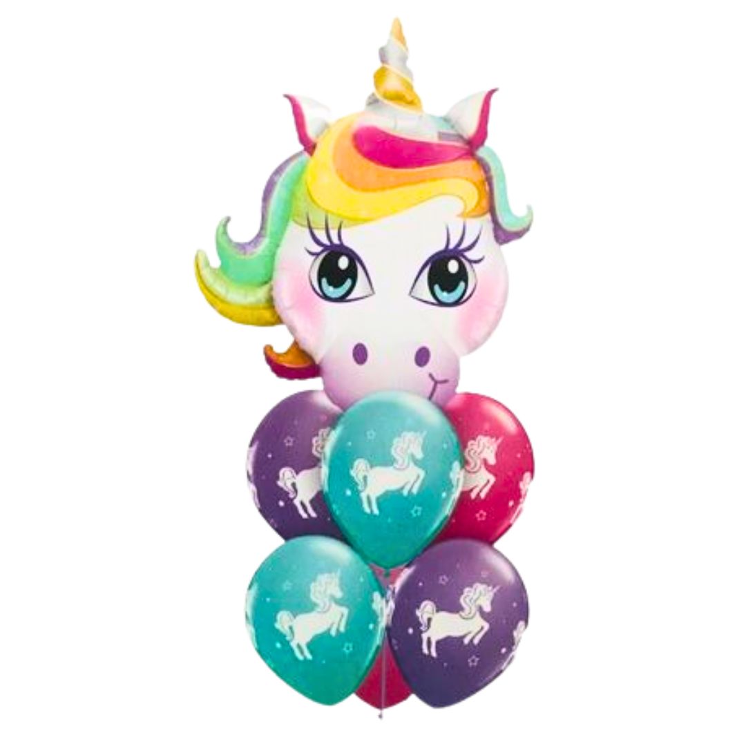 Balloon Bouquet Unicorn 7PCS