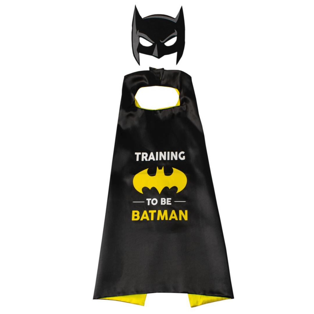 Batman Cape & Grey and Black Mask Set